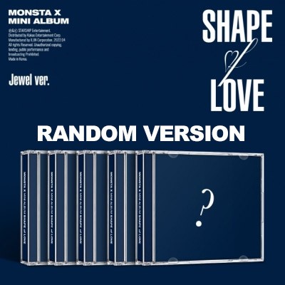 [Jewel Ver] MONSTA X 11th Mini Album - SHAPE of LOVE (Random Ver.) CD - kpoptown.ca