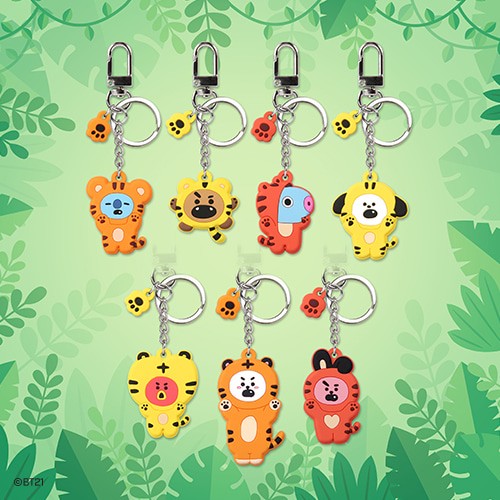 [BT21] BT21 X Monopoly Collaboration - Tiger Keyring - kpoptown.ca