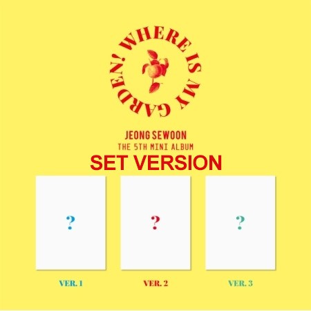 [SET] JEONG SEWOON 5th Mini Album - Where is my Garden! (SET Ver.) 3CD - kpoptown.ca