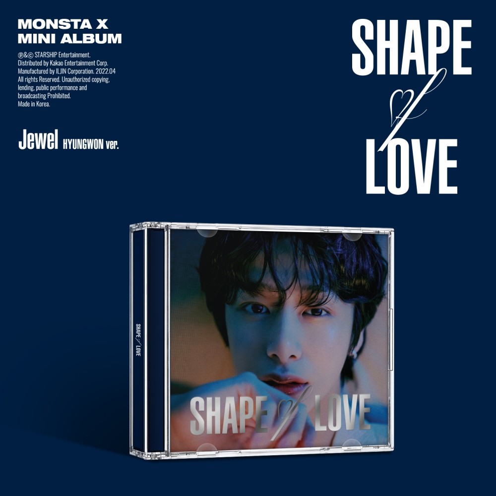 [Jewel Ver] MONSTA X 11th Mini Album - SHAPE of LOVE (Member Select Ver.) CD - kpoptown.ca