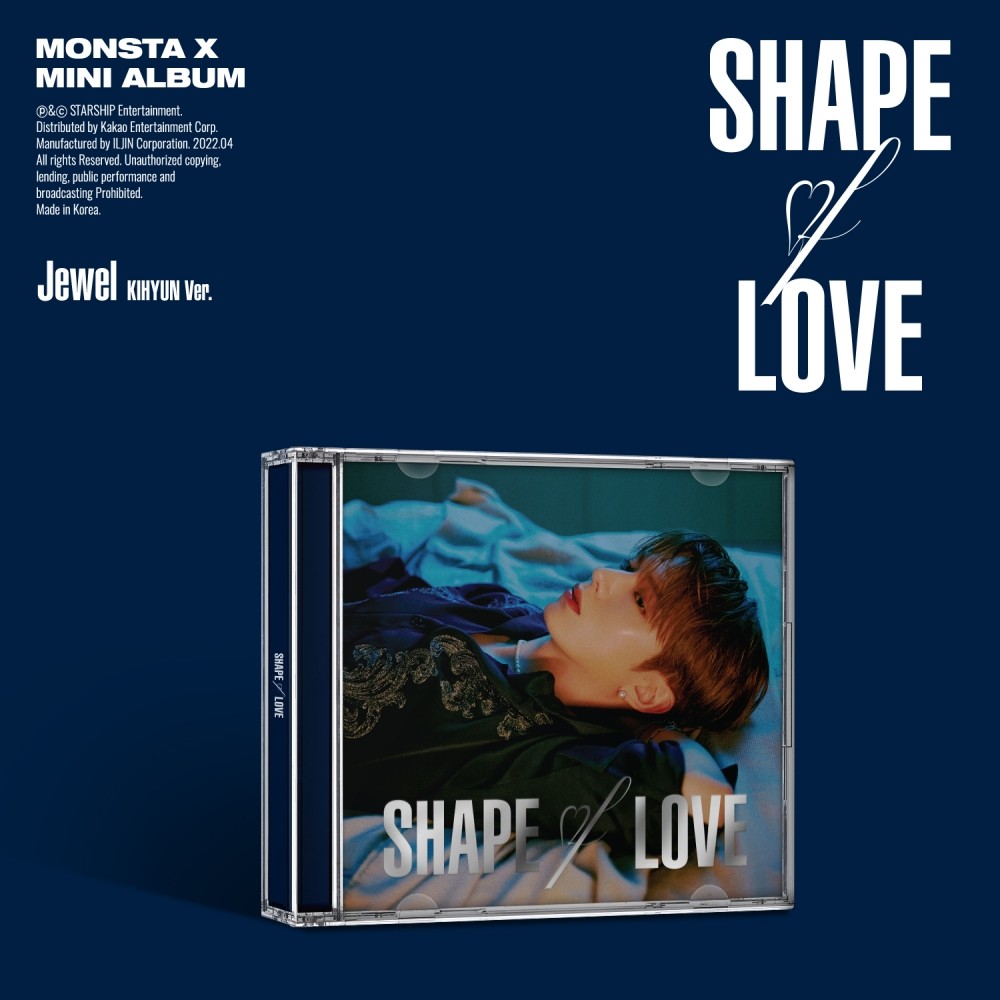 [Jewel Ver] MONSTA X 11th Mini Album - SHAPE of LOVE (Member Select Ver.) CD - kpoptown.ca