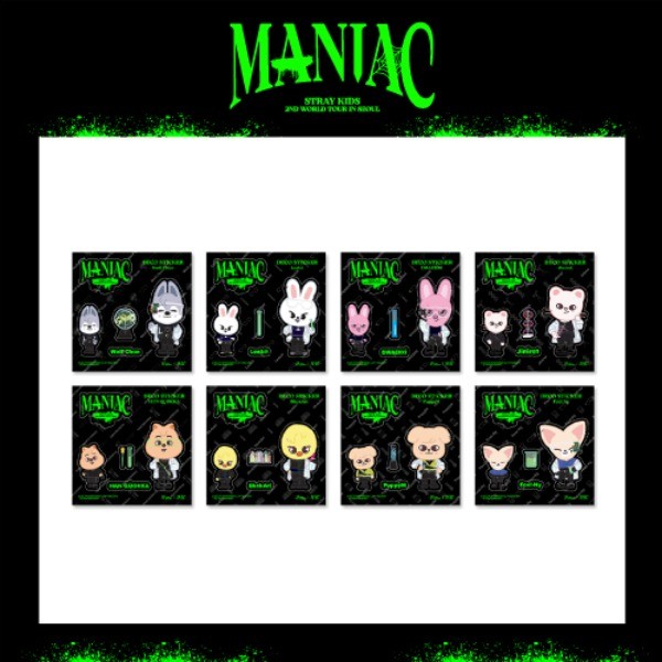 MANIAC Stray Kids SKZ X SKZOO -  DECO STICKER SET - kpoptown.ca