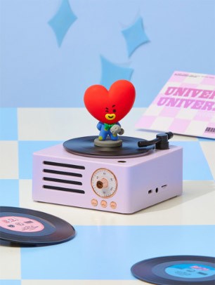 [BT21] BTS Line Friends Collaboration - Turntable Bluetooth Speaker - kpoptown.ca