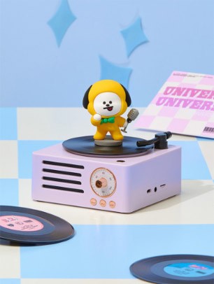 [BT21] BTS Line Friends Collaboration - Turntable Bluetooth Speaker - kpoptown.ca