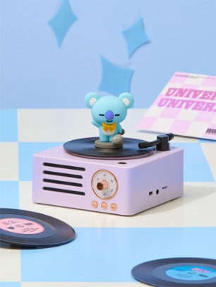 [BT21] BTS Line Friends Collaboration - Turntable Bluetooth Speaker - kpoptown.ca