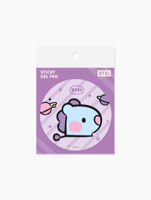 [BT21] BTS Line Friends Collaboration - minini Sticky Gel Pad - kpoptown.ca