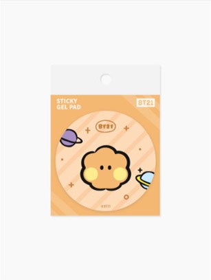 [BT21] BTS Line Friends Collaboration - minini Sticky Gel Pad - kpoptown.ca