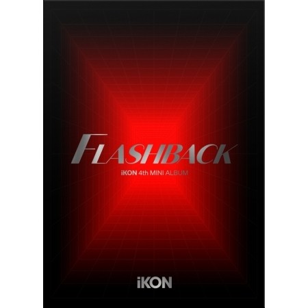 iKON 4th Mini Album - FLASHBACK PHOTOBOOK VER. (Red Ver.) CD + Poster - kpoptown.ca