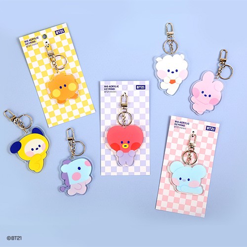 [BT21] BT21 X Monopoly Collaboration - minini Big Acrylic Keyring - kpoptown.ca