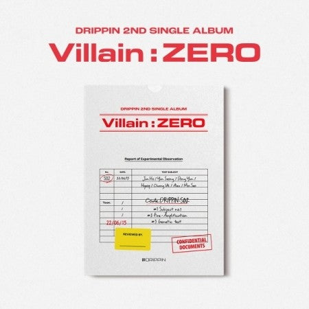 DRIPPIN 2nd Single Album - Villain : ZERO (A ver.) CD + Poster - kpoptown.ca