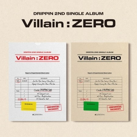 [SET] DRIPPIN 2nd Single Album - Villain : ZERO (SET ver.) 2CD + 2Poster - kpoptown.ca