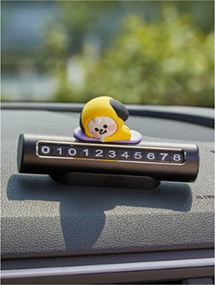 [BT21] BTS Line Friends Collaboration - Baby Car Figure Parking Number Plate - kpoptown.ca