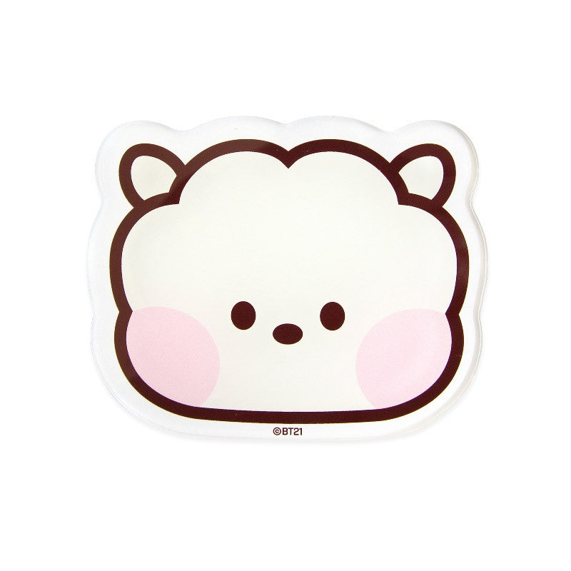 [BT21] BTS Nara Home Deco Collaboration - minini Face Acrylic Coaster - kpoptown.ca