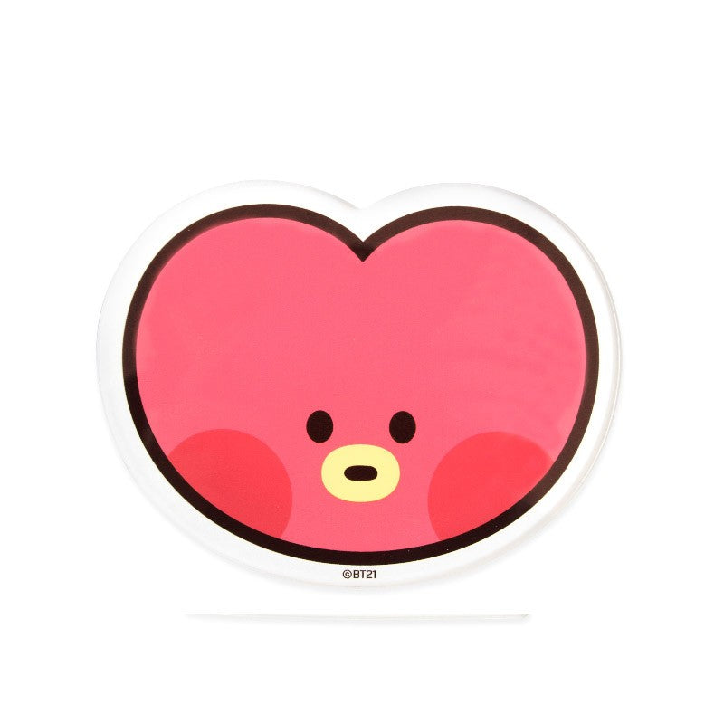 [BT21] BTS Nara Home Deco Collaboration - minini Face Acrylic Coaster - kpoptown.ca