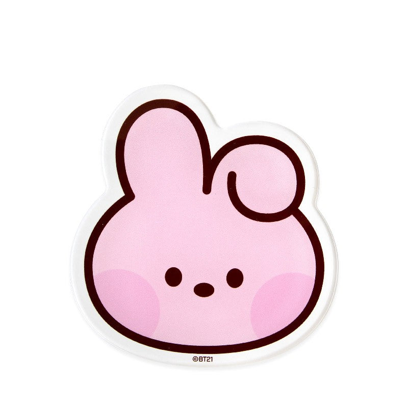 [BT21] BTS Nara Home Deco Collaboration - minini Face Acrylic Coaster - kpoptown.ca