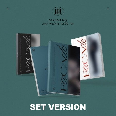 [SET] WONHO 3rd Mini Album - FACADE (SET Ver.) 3CD - kpoptown.ca