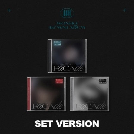 [SET] [Jewel] WONHO 3rd Mini Album - FACADE (SET Ver.) 3CD - kpoptown.ca