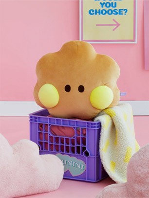 [BT21] BTS Line Friends Collaboration - minini Face Cushion - kpoptown.ca