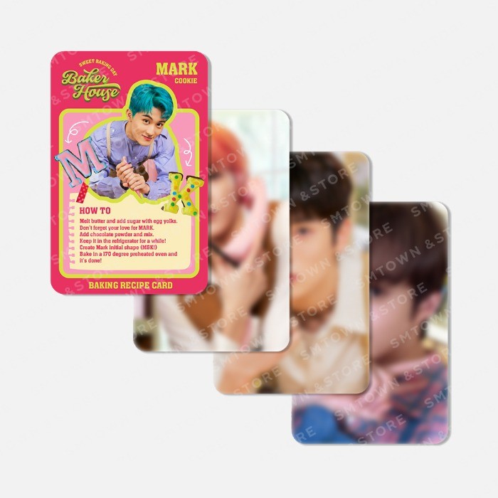 NCT 127 BAKER HOUSE Goods - RANDOM RECIPE CARD PACK - kpoptown.ca