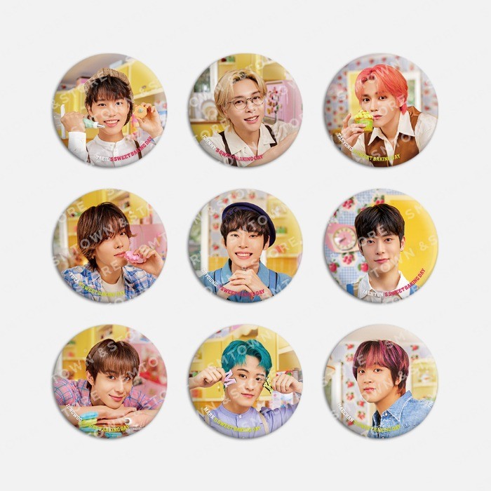 NCT 127 BAKER HOUSE Goods - RANDOM PIN BUTTON - kpoptown.ca