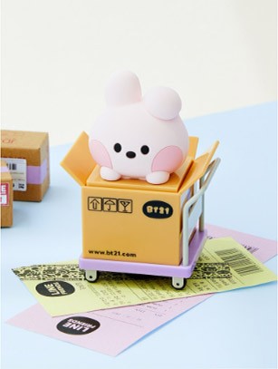 [BT21] BTS Line Friends Collaboration - minini Figure Rolling Stamp - kpoptown.ca