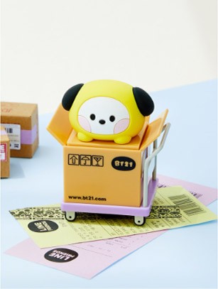 [BT21] BTS Line Friends Collaboration - minini Figure Rolling Stamp - kpoptown.ca