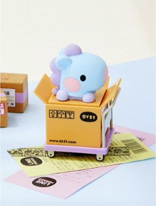 [BT21] BTS Line Friends Collaboration - minini Figure Rolling Stamp - kpoptown.ca