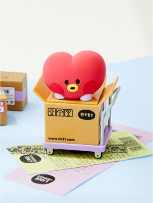 [BT21] BTS Line Friends Collaboration - minini Figure Rolling Stamp - kpoptown.ca