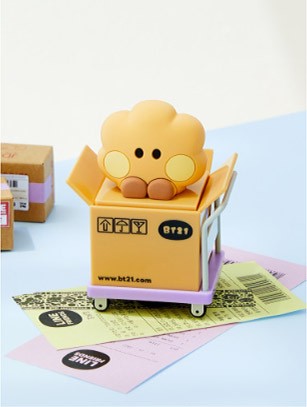 [BT21] BTS Line Friends Collaboration - minini Figure Rolling Stamp - kpoptown.ca