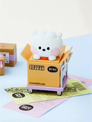 [BT21] BTS Line Friends Collaboration - minini Figure Rolling Stamp - kpoptown.ca