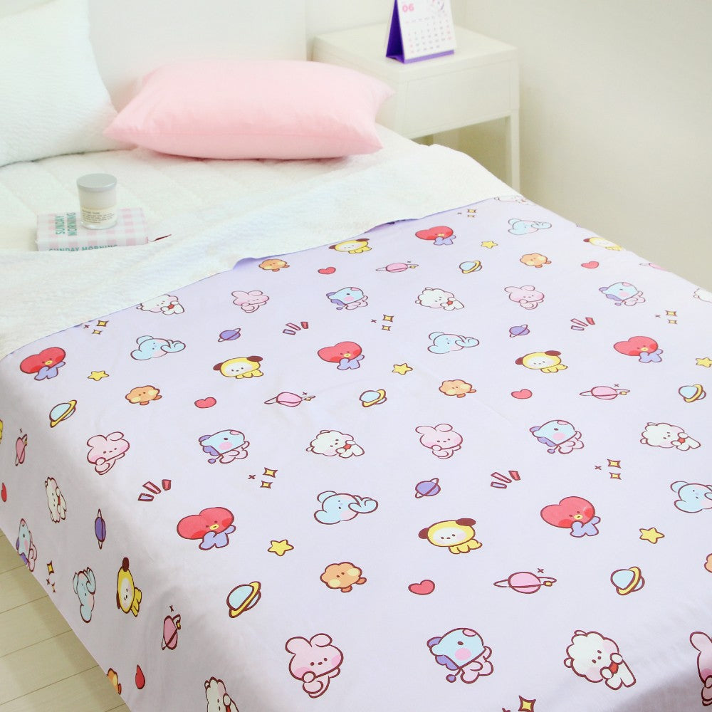 [BT21] BTS Nara Home Deco Collaboration - minini Top Sheet - kpoptown.ca