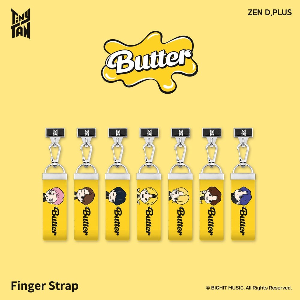 BTS x TinyTAN Butter Goods - Finger Strap - kpoptown.ca