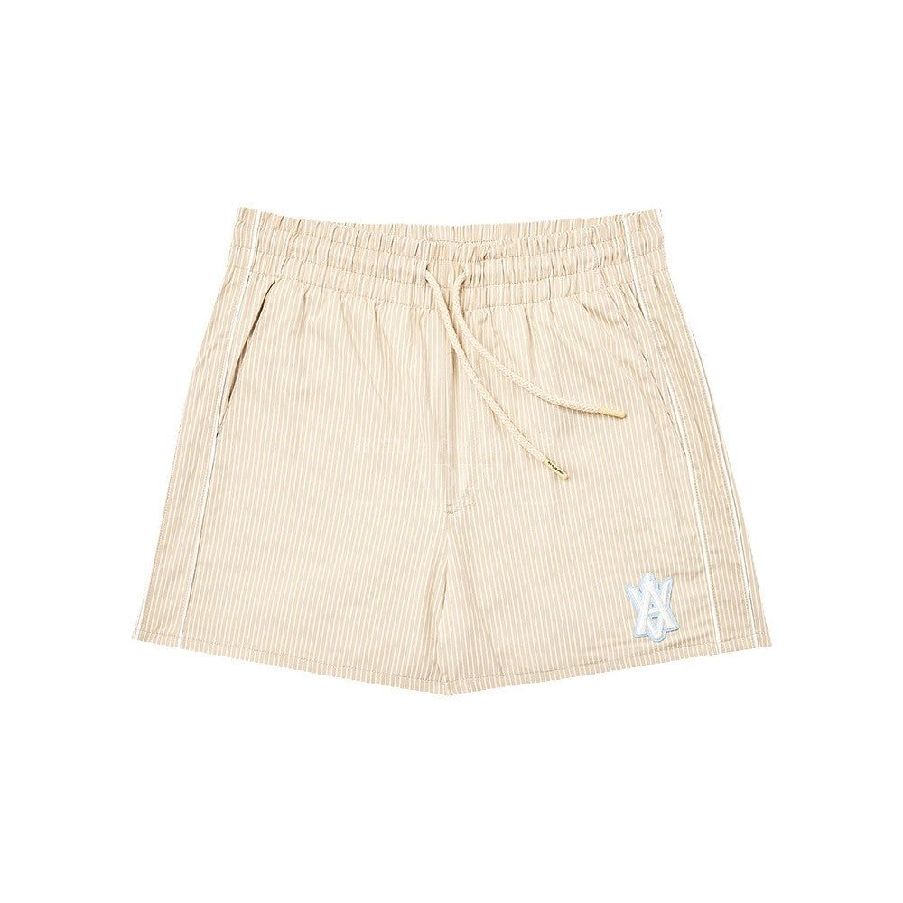 [acmé de la vie x LISA] A LOGO EMBLEM PATCH STRIPE SHORT PANTS - kpoptown.ca