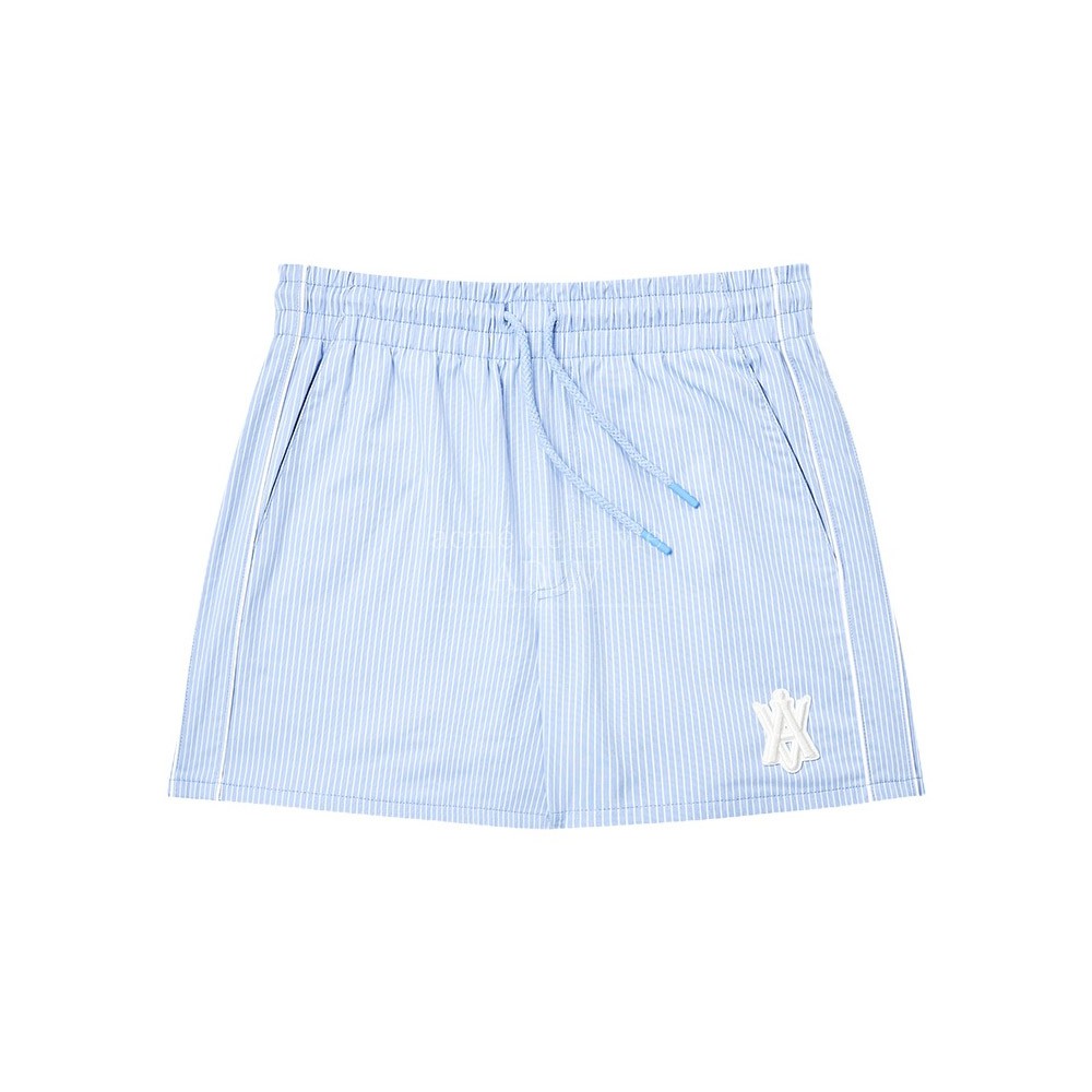 [acmé de la vie x LISA] A LOGO EMBLEM PATCH STRIPE SHORT PANTS - kpoptown.ca