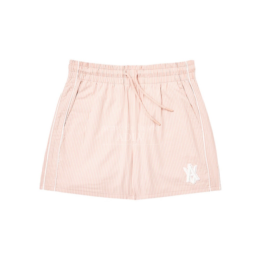 [acmé de la vie x LISA] A LOGO EMBLEM PATCH STRIPE SHORT PANTS - kpoptown.ca