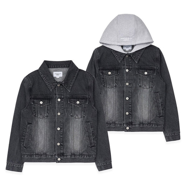 ☆関税込☆acme'de la vie★A LOGO PATCH DENIM HOODIE JACKET★ ☆関税込☆acme'de la vie☆A LOGO PATCH DENIM HOODIE JACKET☆