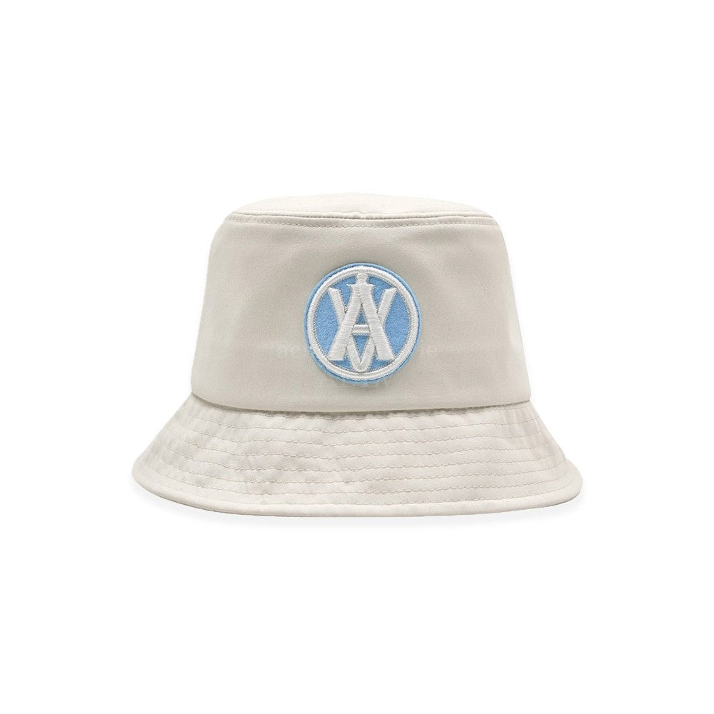 [acmé de la vie x LISA] A LOGO CIRCLE EMBLEM EMBOSSING PATCH BUCKET HAT - kpoptown.ca