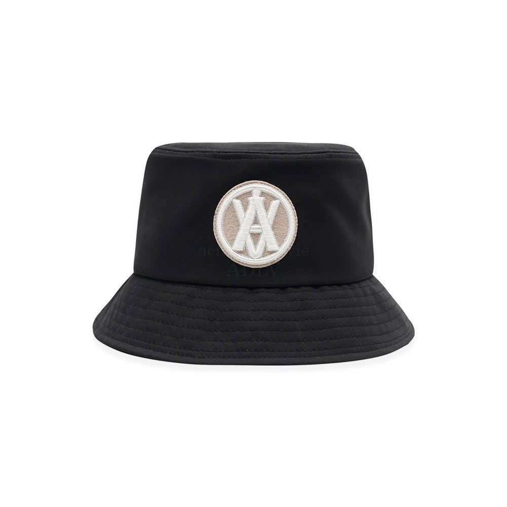 [acmé de la vie x LISA] A LOGO CIRCLE EMBLEM EMBOSSING PATCH BUCKET HAT - kpoptown.ca