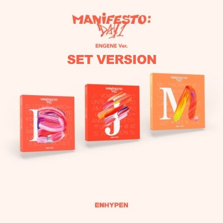 [SET] [ENGENE] ENHYPEN Album - MANIFESTO : DAY 1 (SET ver.) 3CD - kpoptown.ca