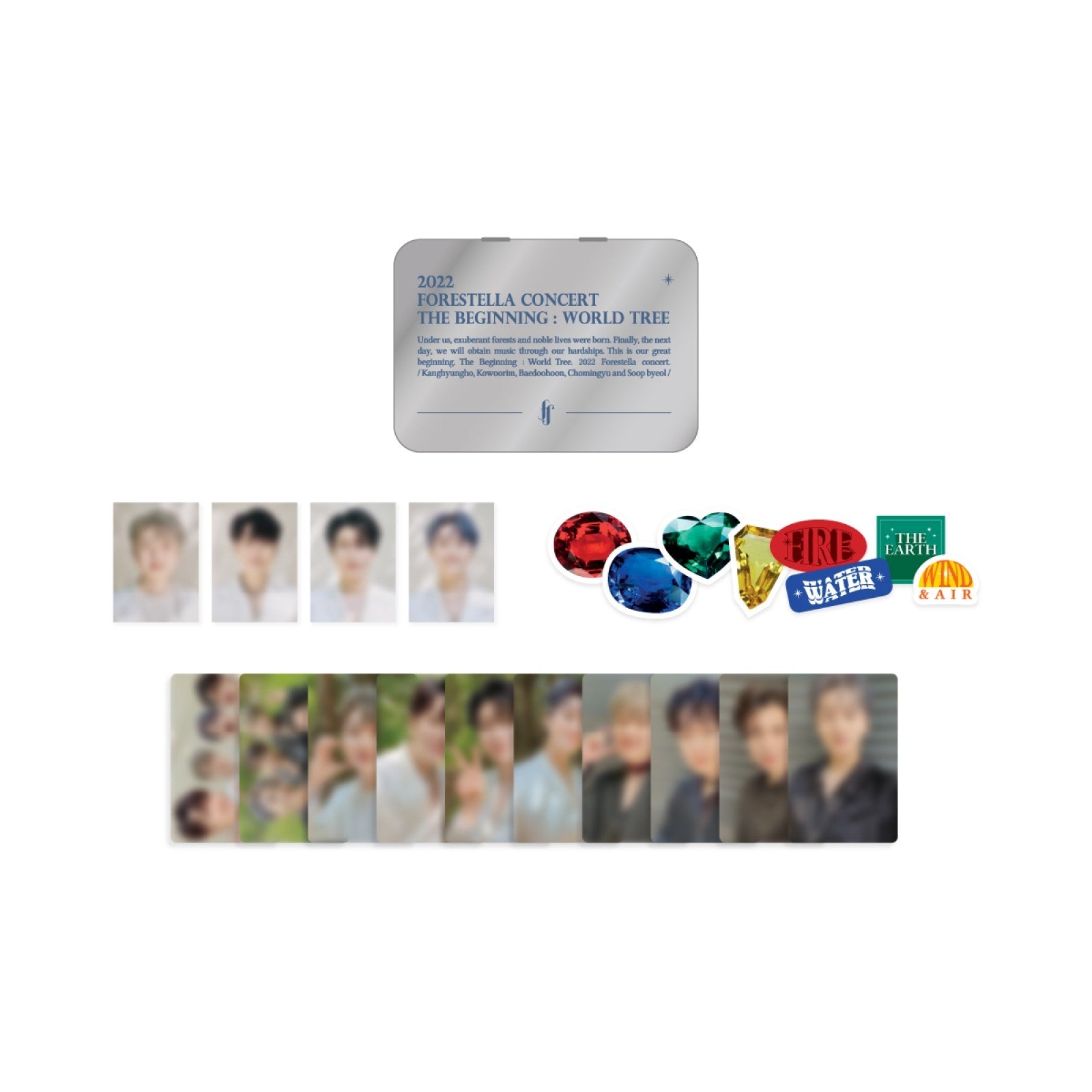 FORESTELLA 2022 CONCERT Goods - PHOTOCARD & STICKER SET - kpoptown.ca