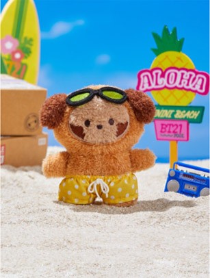 [BT21] BTS Line Friends Collaboration - minini Summer Standing Doll - kpoptown.ca