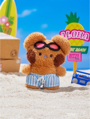 [BT21] BTS Line Friends Collaboration - minini Summer Standing Doll - kpoptown.ca