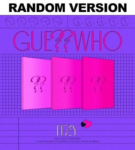 [Re-release] ITZY Album - GUESS WHO  (Random ver.) CD - kpoptown.ca