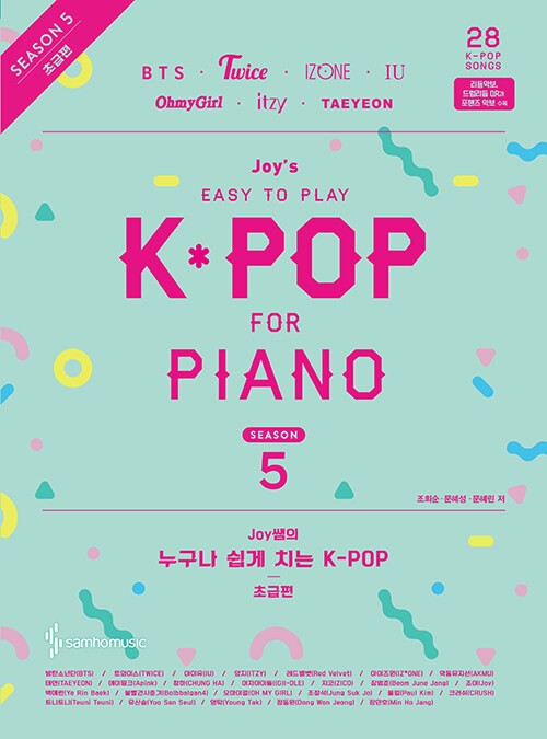 Joy's Easy To Play K-POP For PIANO Season 5 Beginner - kpoptown.ca