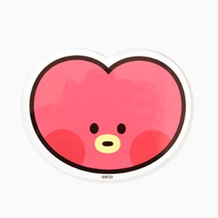 [BT21] BTS Line Friends Collaboration - minini Face Acrylic Coaster - kpoptown.ca