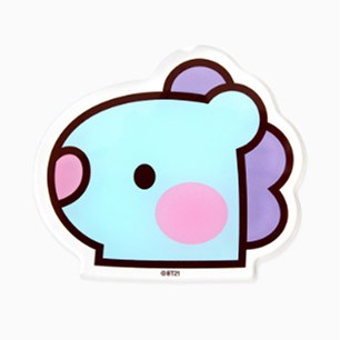 [BT21] BTS Line Friends Collaboration - minini Face Acrylic Coaster - kpoptown.ca