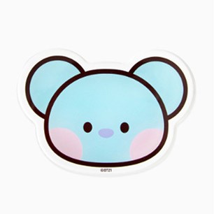 [BT21] BTS Line Friends Collaboration - minini Face Acrylic Coaster - kpoptown.ca