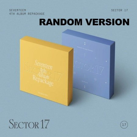 SEVENTEEN 4th Repackage Album - SECTOR 17 (Random Ver.) CD + Poster - kpoptown.ca