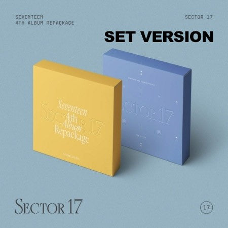 [SET] SEVENTEEN 4th Repackage Album - SECTOR 17 (SET Ver.) 2CD + 2Poster - kpoptown.ca