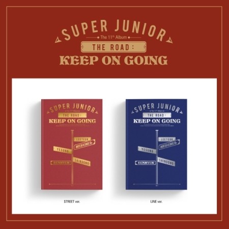 SUPER JUNIOR 11th Album - Vol.1 'The Road : Keep on Going' (Random Ver.) CD + Poster - kpoptown.ca